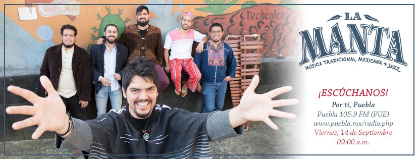 Mañana tenemos entrevista en @PueblaFMmx, en el programa "Por ti, Puebla" a las 09:00 a.m. por nuestro concierto de este sábado ¡Acompáñennos a escuchar! 105.9 FM #PUE / tunein / ow.ly/2zel30lOvmw