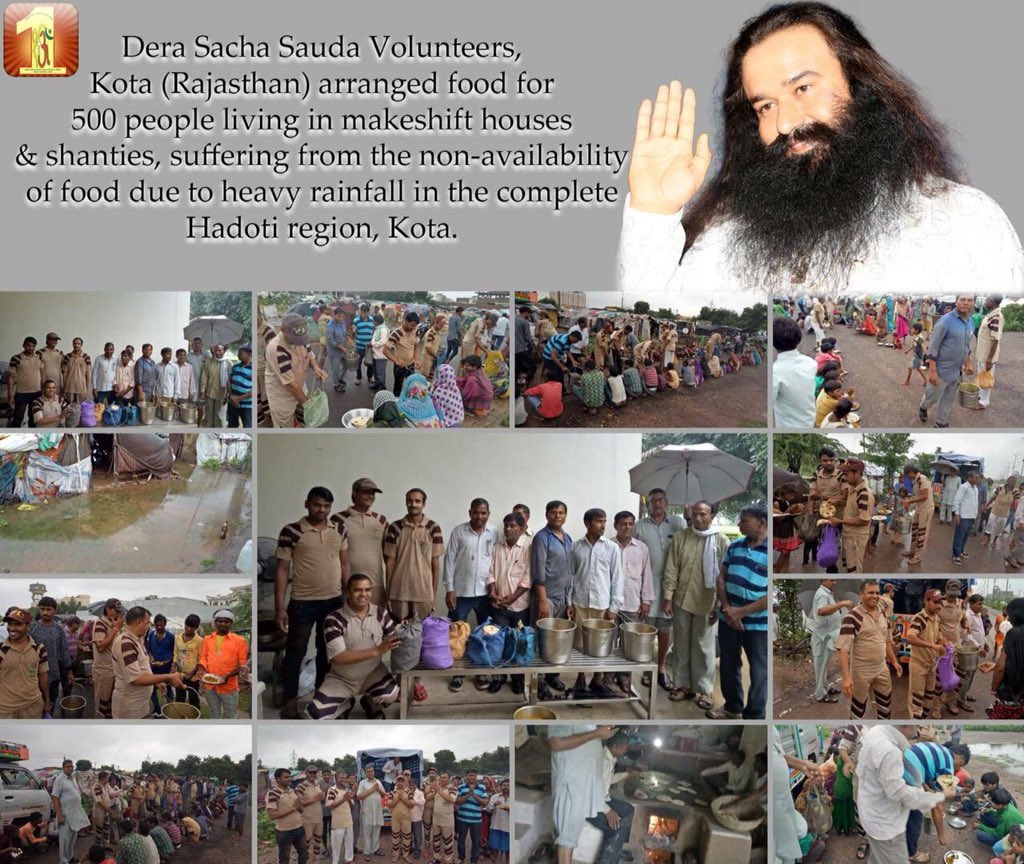 vampyvikki's tweet photo. #FoodBankForPoorByStMSG @Gurmeetramrahim Volunteers of Dera sacha sauda keep one day fast in a week and deposit that's day food in the food bank at their respective blocks . From here this food material distribute to the hungry and poor persons https://t.co/MSJkE4egmm