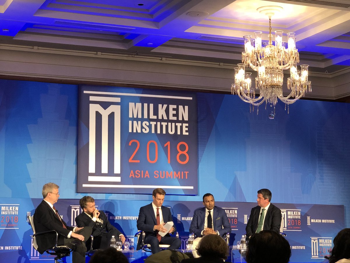 Great panel on “Breaking the Bank” moderated by <a href="/dan_murphy/">Dan Murphy</a> killer discussion !!! <a href="/MilkenInstitute/">Milken Institute</a> #MIGlobal