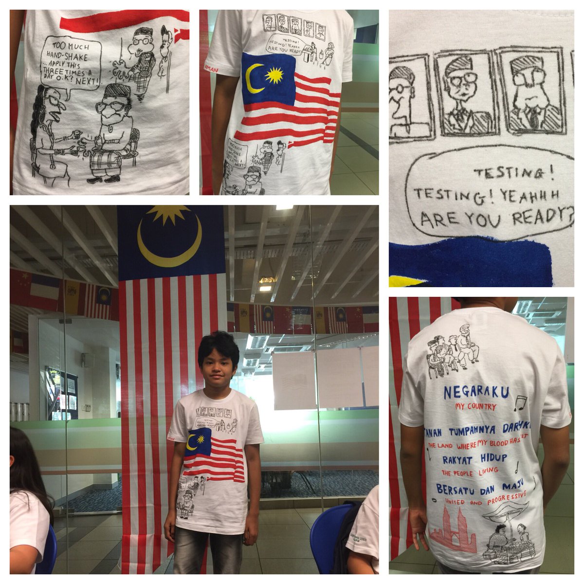 Aku anak Malaysia! <a href="/GISLanguages/">Tom Ball</a> #gislearning #malaysiadaycelebration