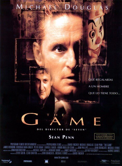 2NITEonNETFLIX's tweet photo. #TheGame l 1997 l Dir: #DavidFincher

I’m surprised it took me this long to watch this film, but I’m glad I did. Stepping into a 90s Fincher film is an experience in its self for setting &amp; time, but the added layer of paranoia in this movies takes it to another level.

🍿🍿🍿🍿/5 https://t.co/hgqWPrZodg