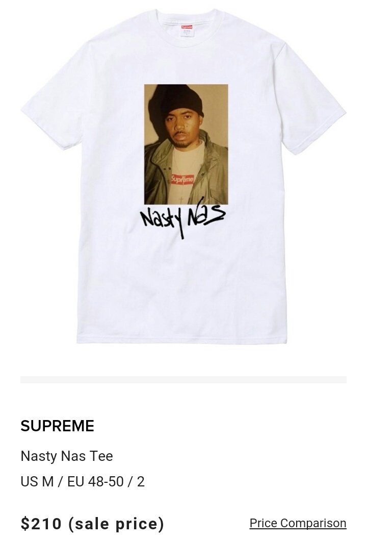 supreme nasty nas price