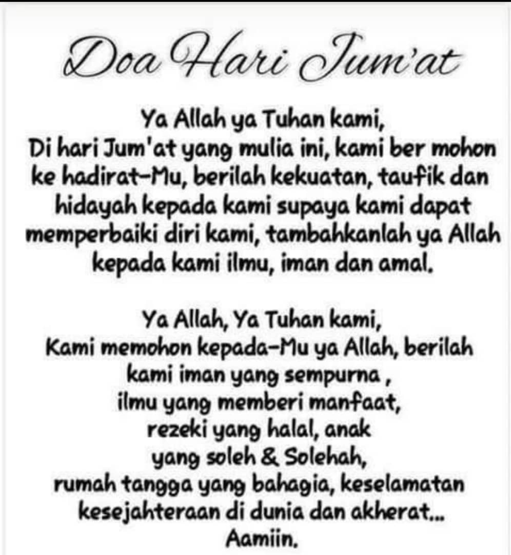 Hari jumaat yang barakah