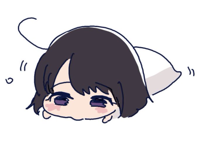 疲れて眠くなってきたみにろりちゃん 