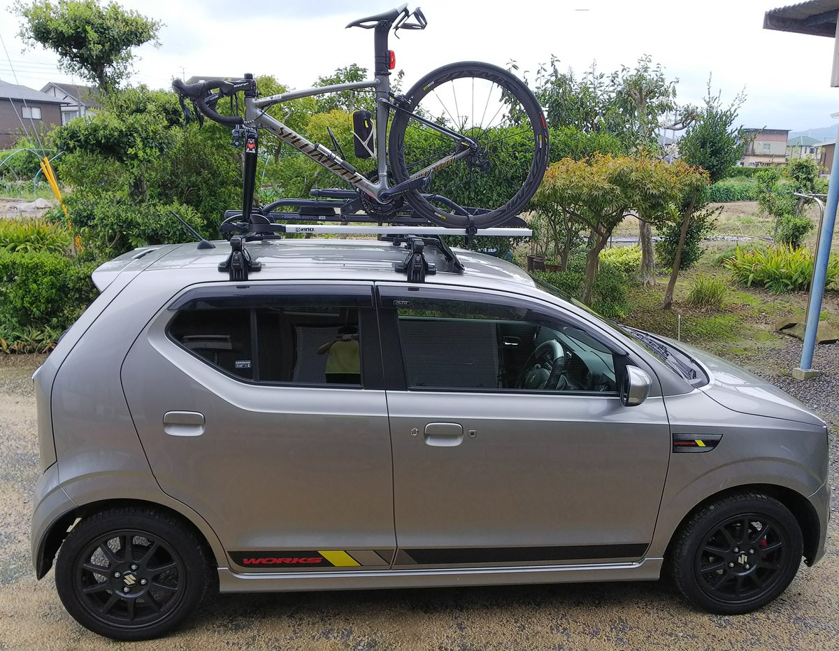 Works Ar Twitter 自転車を2台載せてみた アルトワークス ロードバイク スペシャライズド アレースプリント 今日のアレスプ Inno