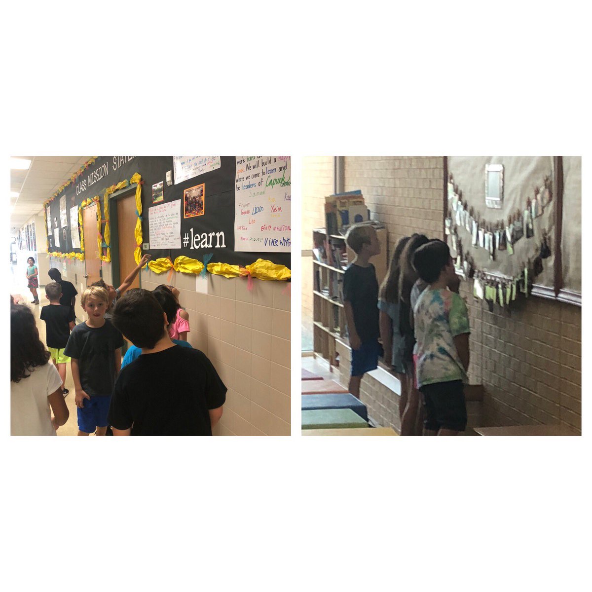 princessferg's tweet photo. Had a sweet little #ThankfulThursday walk around our school today. The discussion after our walk filled my heart! Caprock kiddos love their school!❤️##cesgratitudewalk #CESbragchat https://t.co/RMiw3rB5db