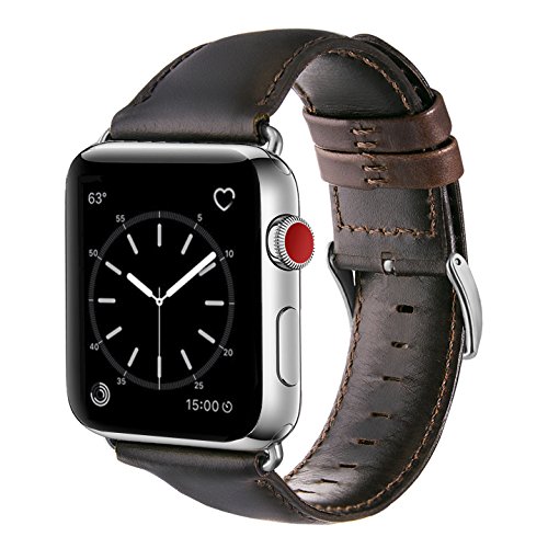EvolutionStore5's tweet image. 42mm Apple Watch Band Strap Series 3 2 1 Strap Sport Genuine Leather Black  : ebay.com/itm/1428455628…