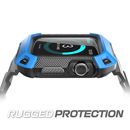 EvolutionStore5's tweet image. Apple Watch Series 3 Case with Band Strap Rugged Tpu Bumper Sport 42mm Blue : ebay.com/itm/1428122544…