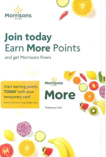 My_Bellshill's tweet image. Morrisons in Bellshill town centre have a points based "More" card. Pop in to the store for more details! You can join today and earn More points on fuel, per pound and on products. 5,000 More points = £5 More voucher 💳🛍️@Morrisons 

#In_Bellshill #Morrisons #PointsCard