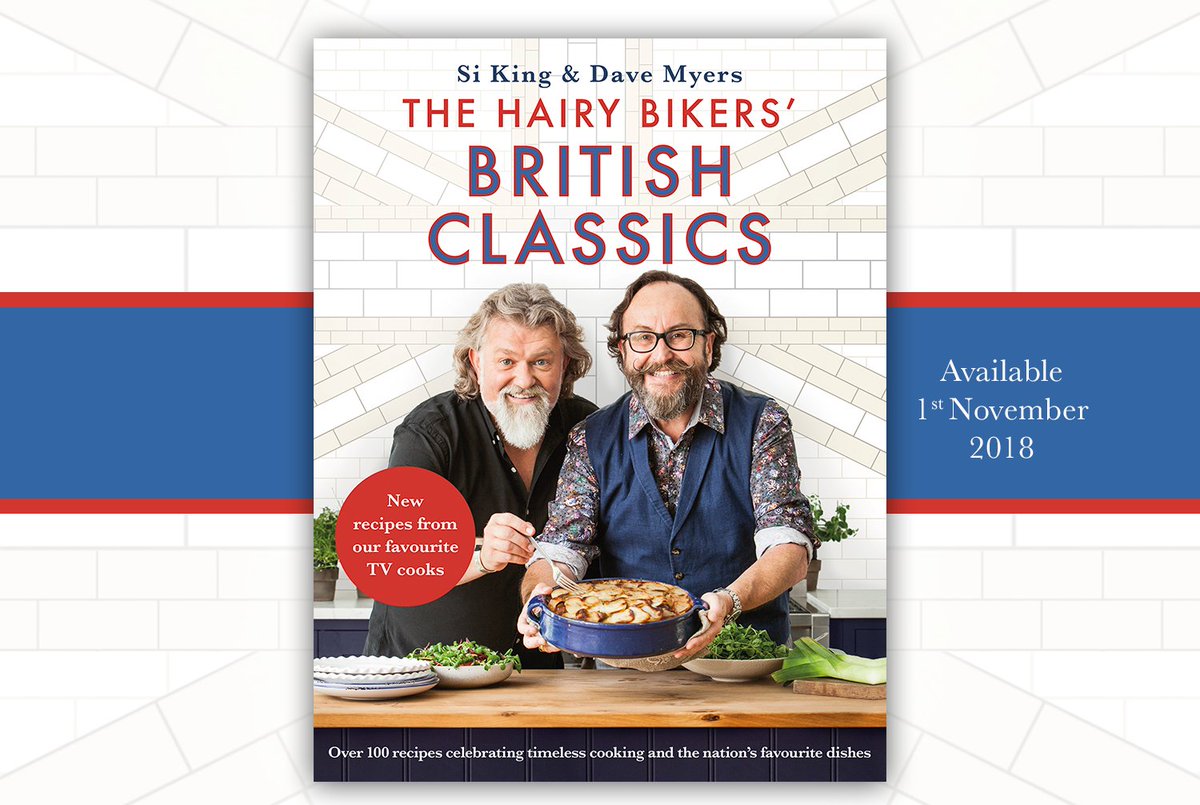 orionbooks's tweet photo. If you missed it the other day, the @HairyBikers have revealed the cover and details about their new book #BritishClassics🇬🇧

Coming this November and packed with over 100 recipes celebrating timeless cooking and the nation's favourite dishes! https://t.co/Zcnq6gk5bb https://t.co/0WsogGSZT9