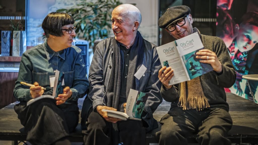 On Tim &amp; Max's last day, we want to say a HUGE thank you to them &amp; co-founder Claire de Loon for all they've achieved over 37 years. Together, they built Oily Cart into an internationally-acclaimed company &amp; championed access to high-quality theatre for all young people ❤️