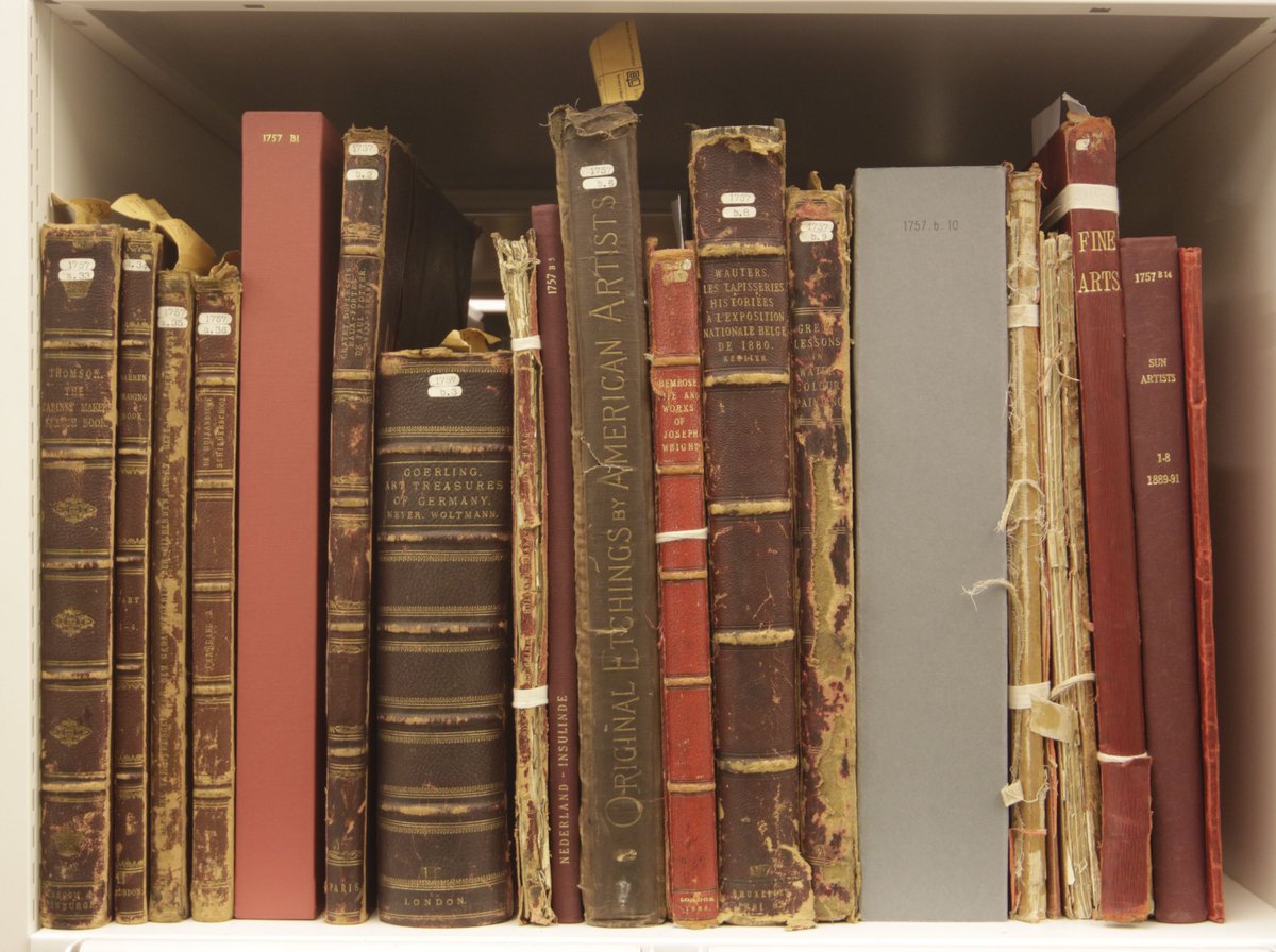 ElasticSystem's tweet image. #ThingsDiscoveredAtTheBritishLibrary – some very old art books but containing some stunning reproductions.