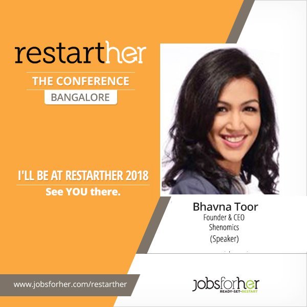 Looking forward to talking about the best ways for restarters to successfully reintegrate back into the worforce! #restarther #shenomics
More details here: jobsforher.com/restarther