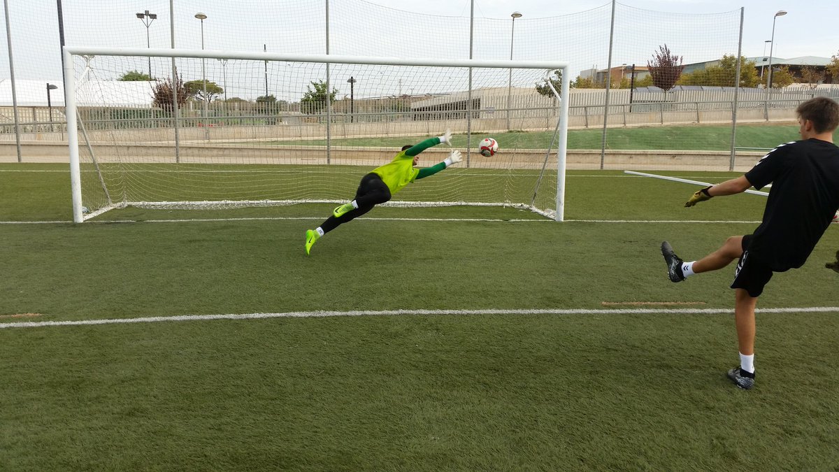 CDTorrevieja's tweet photo. 📷 |

🙌⚽ Nuestro entrenador de porteros @cristianperezl pone la puesta a punto de la portería Salinera.

#CDTorrevieja #AdelanteTorrevieja 💪 https://t.co/QJHUtr4N4u