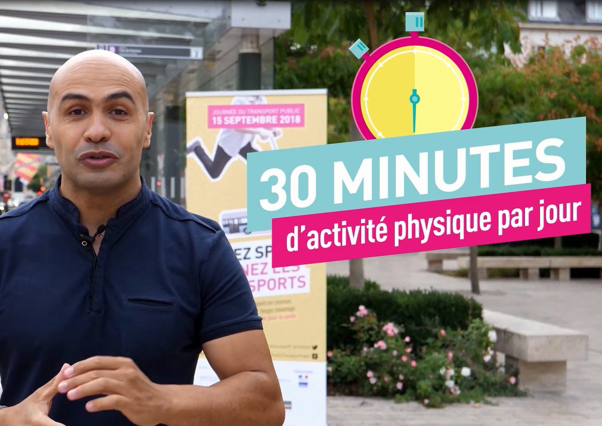 RentreeTP's tweet photo. Le manque d’activité physique est le 4ème facteur de mortalité mondiale. Utiliser les transports publics favorise l'activité physique.
👉 Retrouvez les conseils sportifs de @NordineATTAB et entrainez-vous dans les transports collectifs ! #JTP2018 https://t.co/No2spWBuTN 🚈 🚇 🚍 https://t.co/h0i2V7TOcr