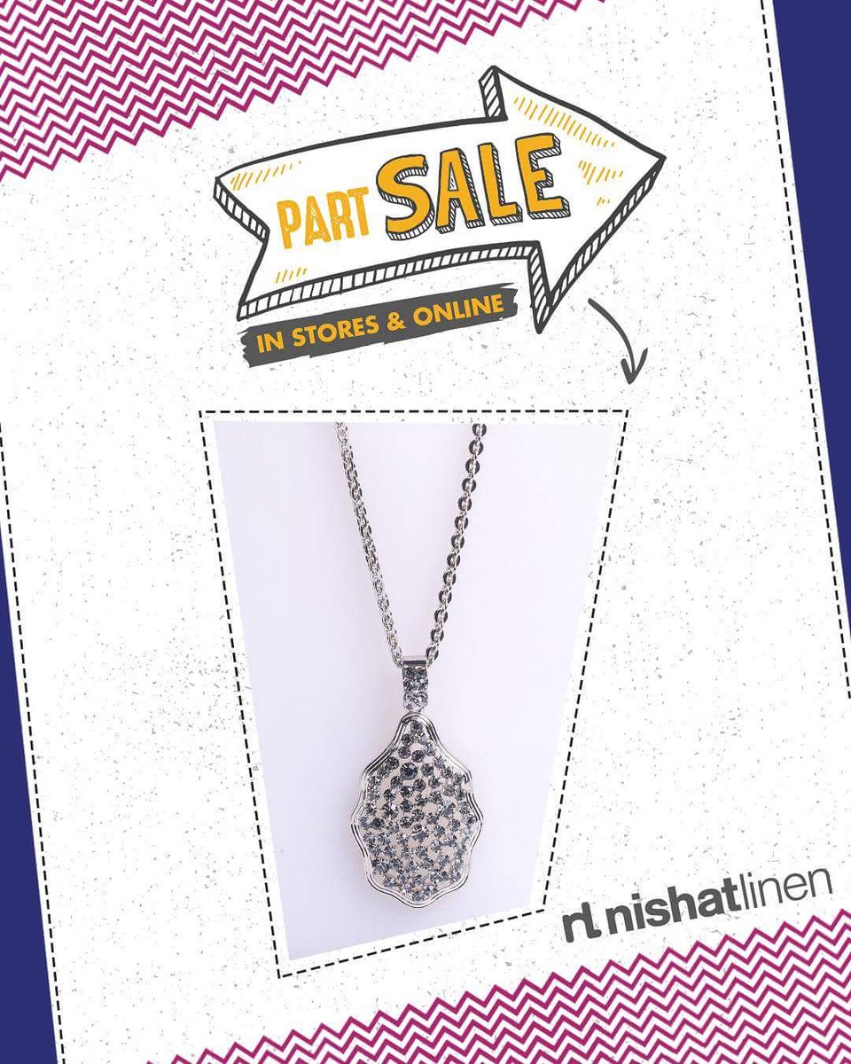 NLnishat1's tweet image. Get these stunning jewelry pieces &amp;amp; necklaces for all your glamorous events this season to enjoy great discounts from ‘Part Sale!’
In-stores and online:
nishatlinen.com/pk/00031920.ht…
#NishatLinen #PartSale #NLAccessories #HappyShopping
