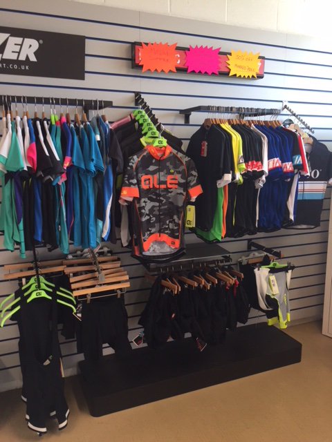Treat yourself to something new for the weekend. Summer clothing sale at Wheels, 50% off all summer stock#specialized#ale