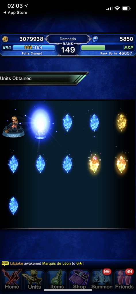 beardoweird0's tweet photo. No dice on the extra 4โ
ticket from the second anniversary summons but the extra special summon tickets paid off and I got my first lulu #ffbeww #freepulls https://t.co/pUHCbt28t6