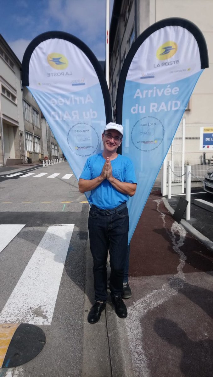 UNASS_fr's tweet photo. #Raid2018 Étape à  Limoges La motivation est toujours présente. Vous pouvez encourager les relayeurs postier en faisant un don @Telethon_France  https://t.co/snKODwIkKB https://t.co/liHbZE7T6X