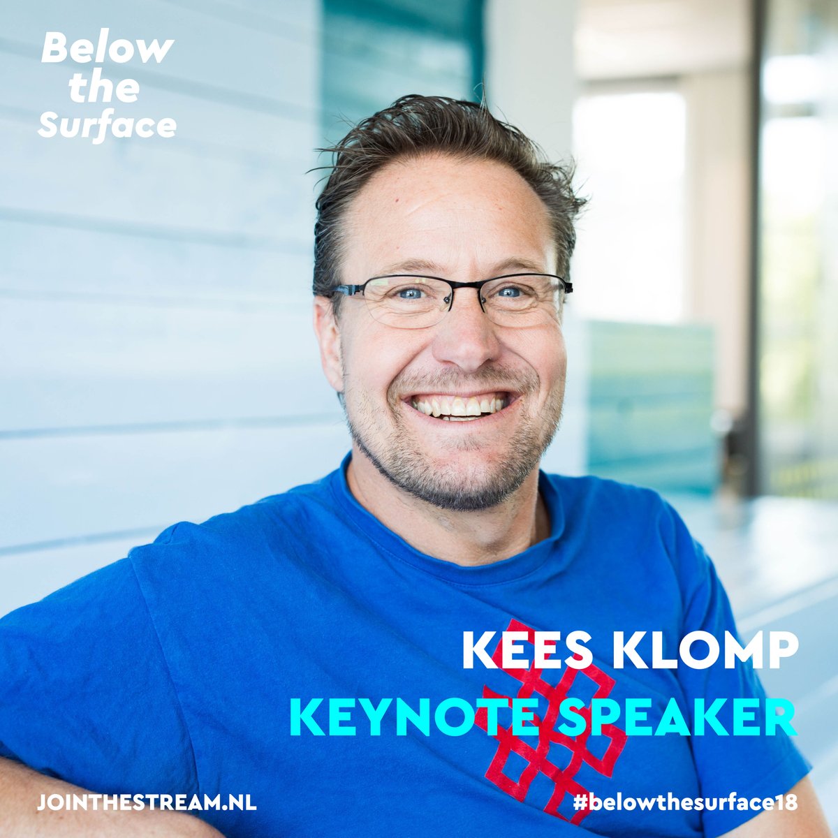 JointhestreamNL's tweet photo. Bedrijfsadviseur en boeddhist Kees Klomp is een gepassioneerd voorvechter van de #Betekeniseconomie, expert op het gebied van betekenisvol #ondernemen en is een van de keynote speakers tijdens #belowthesurface18 Je kunt je nog aanmelden via https://t.co/SKY4Ti7Nre https://t.co/HzIDO2sZJE