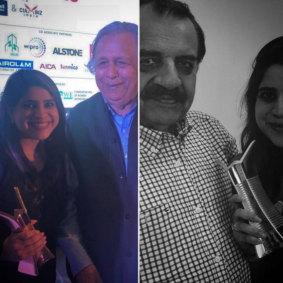 wadeasiaevent's tweet photo. Daughters are daddy's angels. Anchal chaudhary sharing the #WADeAward with her dad on teachers day is such a lovely and emotional photograph... 

love from #WADeIndia &amp; #WADeAsia!!! 

#WADeWoman #WADeAward #WADeAsia2018 #CelebratingWomenLedDevelopment https://t.co/369xOaa7Wc