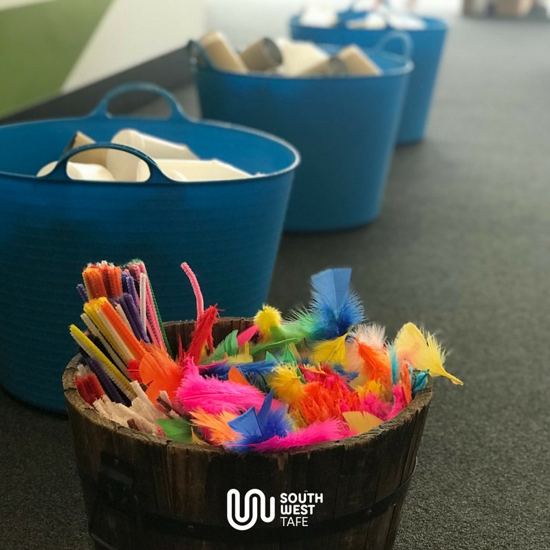 Today we had robots, drones, billy carts, virtual reality, pottery, marbles, wind tubes, green screens, bridges, make-makey, 3D printing, stop motion, games, shadow puppets, towers, knitting, rope art, toys, and SO MUCH MORE. Thanks to all that attended #SouthWestMakerFest18