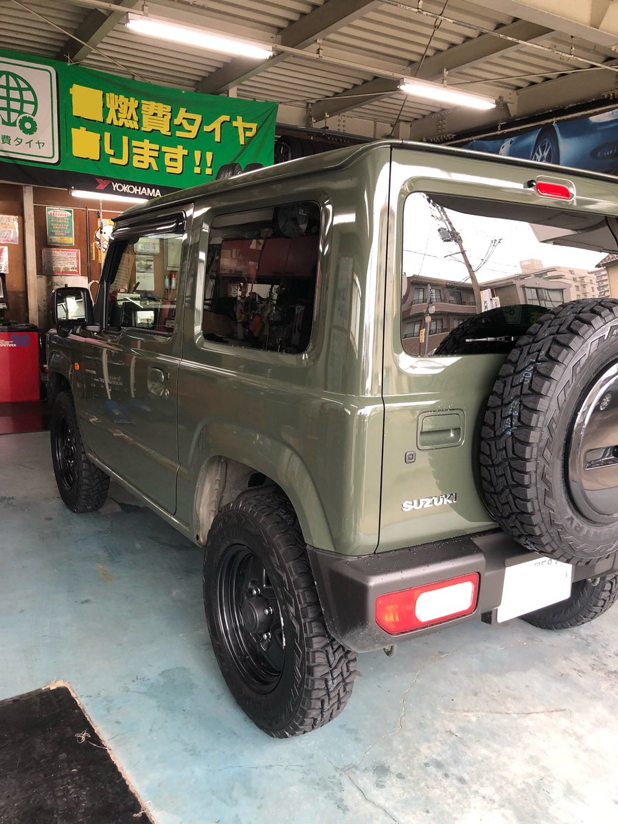 株式会社 成田タイヤ 新型ジムニーのタイヤ交換いたしました Toyoタイヤオープンカントリーr T 185 85r16に交換 カッコいい ジムニー 新型ジムニー オフロード Toyotires トーヨータイヤ オープンカントリー オープンカントリーrt