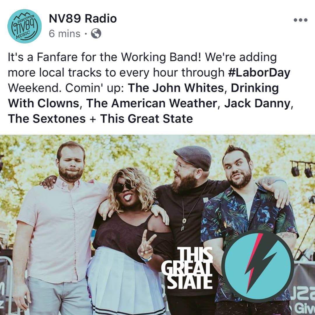 thisgreatstate_'s tweet photo. Catch @thisgreatstate_  on the #radio and #TBT to our single headspace ❤ https://t.co/JoXsk69B0k