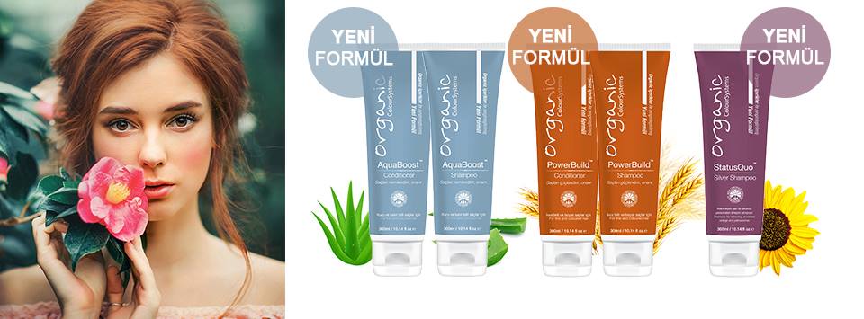 Yeni Formülüyle Daha Parlak, Daha Güçlü ve Fark Edilebilir Saçlar İçin Profesyonel Saç Bakım Ürünleri... 🌿

Tüm Organic bakım ürünleri sülfatsız içeriğiyle keratin uygulama ve renk koruyucu özelliği ile renklendirme sonrası koruyucu bakım olarak kullanılabilir.
