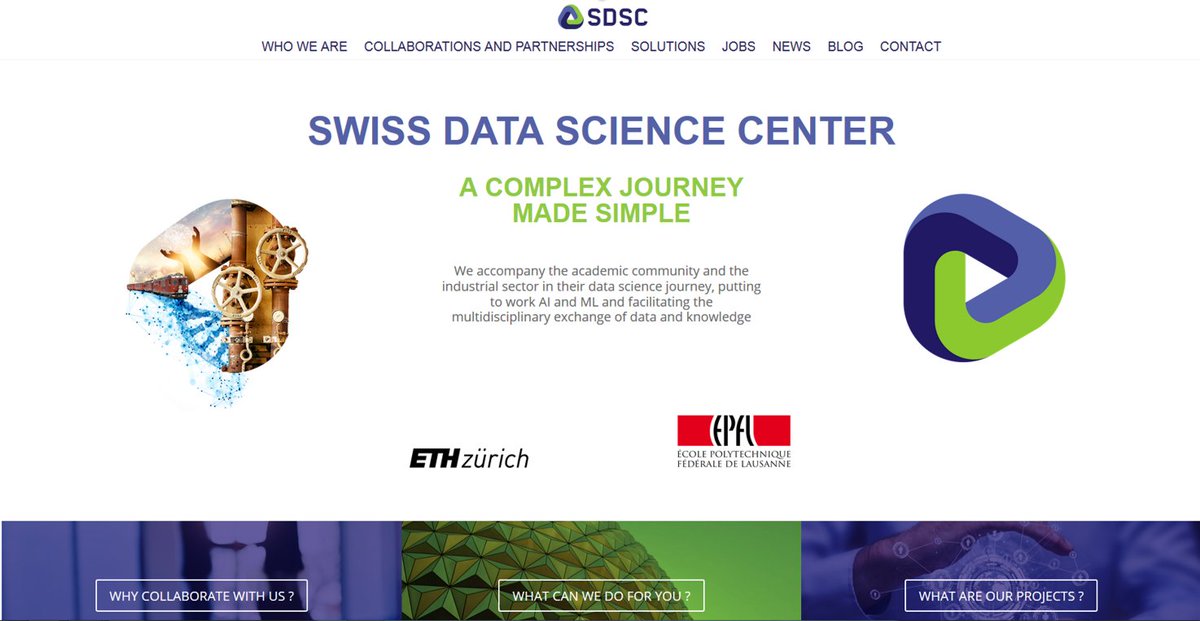 Have a look at the new <a href="/SDSCdatascience/">Swiss Data Science Center</a> website datascience.ch There you'll find a lot of #content about our #DataScience projects and the #RENKU platform, fostering #reproducible research and #openscience <a href="/ETH_en/">ETH Zurich</a> <a href="/EPFL_en/">EPFL</a> @SwissTecScience