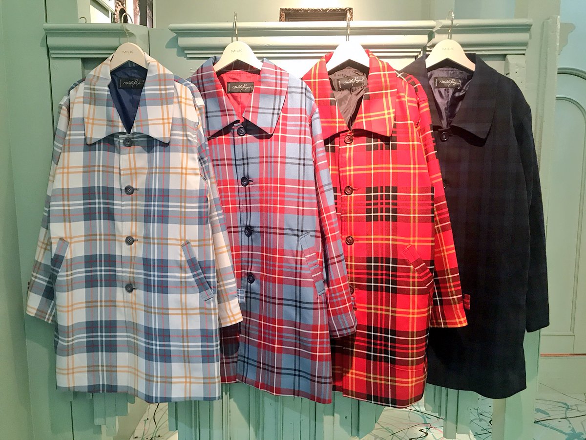 MILKBOY チェックコート fkip.unmul.ac.id