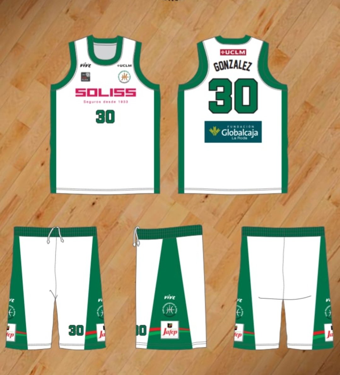 FGLaRoda's tweet photo. 📣 Sabemos que teníais ganas de que llegara este momento.

La nueva equipación ya está aquí y no viene sola, viene de la mano de @SolissSeguros. 👔🤝🏀

Nos alegra enormemente contar con esta gran empresa en nuestro proyecto.

#NuestraNuevaPiel🎽💣

🏠 ⚫💚
✈️ ⚪💚 https://t.co/M4G1Tw8IKV
