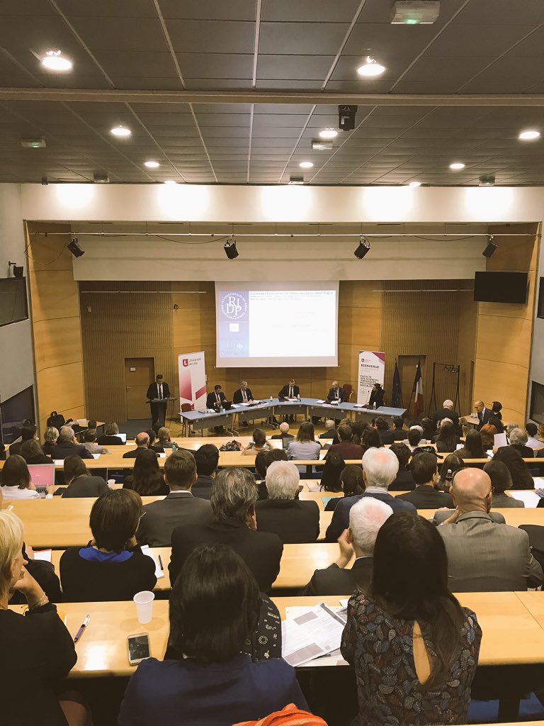 Sarah_Kerrich's tweet photo. Début des IVème rencontres interrégionales du droit public à la faculté de droit de @univ_lille, par un hommage à Jacques Lepers #droit #Lille #RIDP @Conseil_Etat @Barreaulille https://t.co/7R5u01JXn5