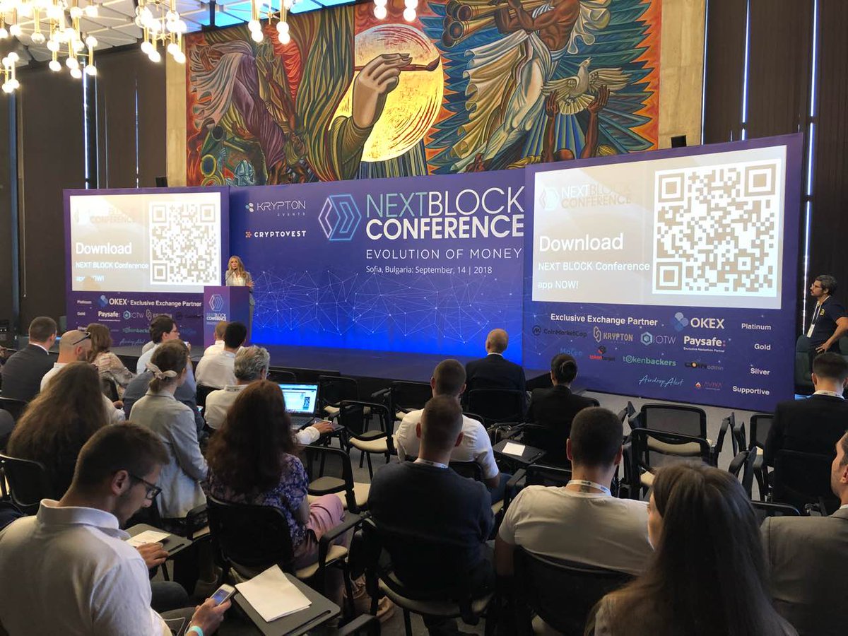 okx's tweet photo. Come say hi to us at #NEXTBLOCKSofia booth 633,5 and grab an OKEx sticker and pen! https://t.co/MLrFwiywKo