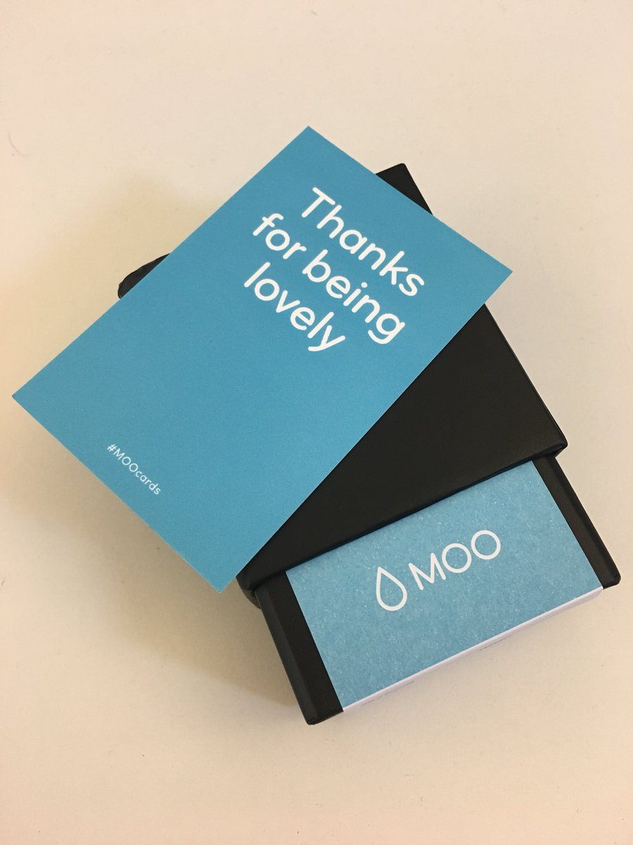 It doesn’t matter how many times I order from <a href="/MOO/">MOO</a>, their packaging always makes me smile. Love you guys!