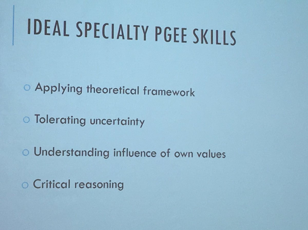 MMS_ethics's tweet photo. Excellent suggestions from @Selenaknight13 about how PG Ethics learning might look... #ime2018 https://t.co/Fvv8NInHGe