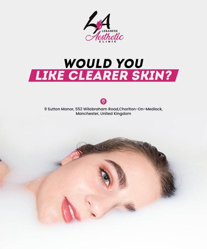 LAClinic_'s tweet photo. Have you tried all the creams and remedies but can't seem to calm your achne? LA Clinic can help!.

#laclinic #lebanese #aesthetic #clinic #beauty #sparkle #bright #attraction #cure #desire #wilabrahamroad #manchester https://t.co/LmNGFrj48C