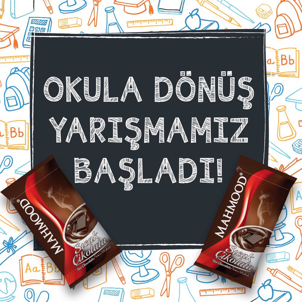 Okullar açılıyor! Sonbaharda, çocukların en sevdiği sıcak çikolatanın zamanı! Yarışmamız başladı Mahmood Coffee'den sıcak çikolata kazanmak için sayfamızı takip et, 1 arkadaşını etiketle kazanma şansını yakala! 🤗☕️ #yüzdeyüzyerli #mahmoodcoffee