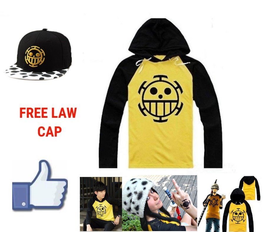 Trafalgar Law Hoodie Free Trafalgar Law Cap
Click here to buy: bit.ly/2xb2yD0
