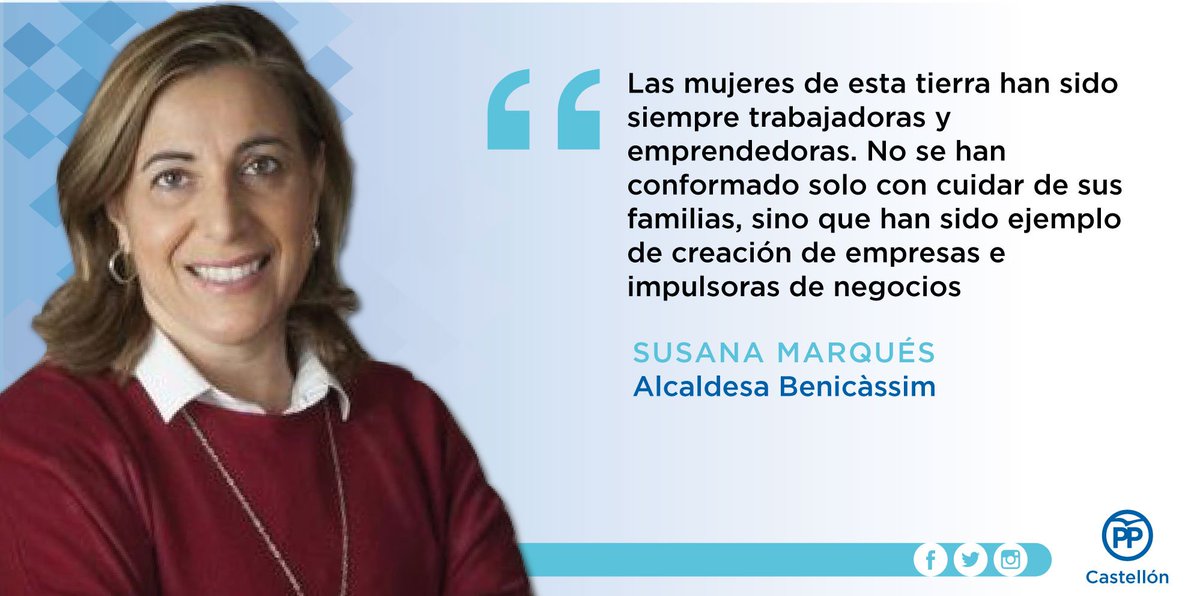 📰 En 'Mujeres y reinas', <a href="/SusanaMarquesPP/">Susana Marques</a> muestra su orgullo como alcaldesa de #Benicàssim por el homenaje histórico a las mujeres 🙍‍♀️ del municipio

elperiodicomediterraneo.com/noticias/opini…