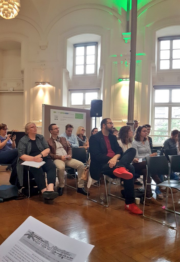 agathebinnert's tweet photo. Ouverture du Conseil de l'#ESS avec la commission européenne et tous les acteurs du secteur à l'Aubette. Une journée de travail et d'échanges avec la DG Growth sur la mobilisation des fonds européens à l'échelle locale et l'innovation sociale. #Boostinno https://t.co/kBdvUuqP7B