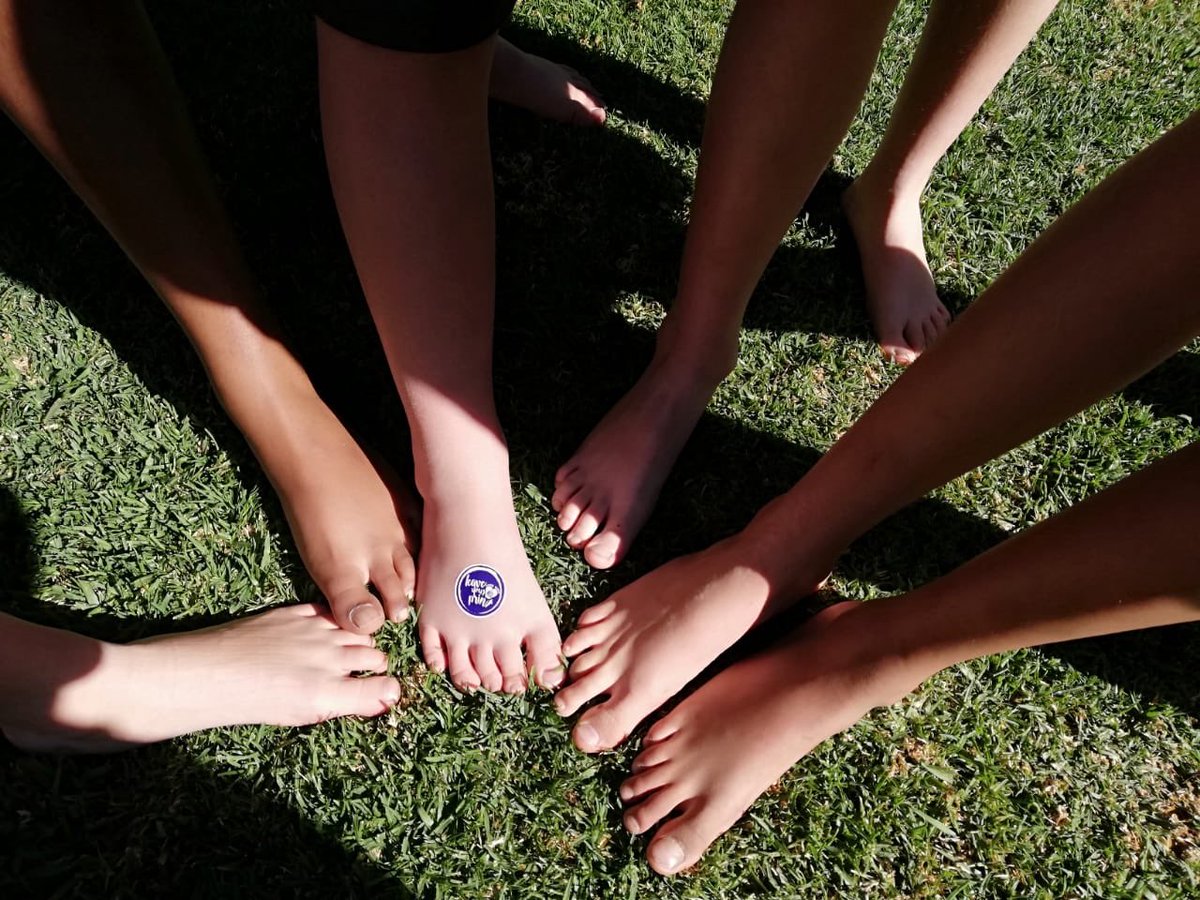 francenekapp's tweet photo. Bennies boys spend a day walking “in another person’s shoes” Barefoot Day 2018 @BedfordEdenvale @BenniesSA #leaveyourprint https://t.co/IDtyuViawk