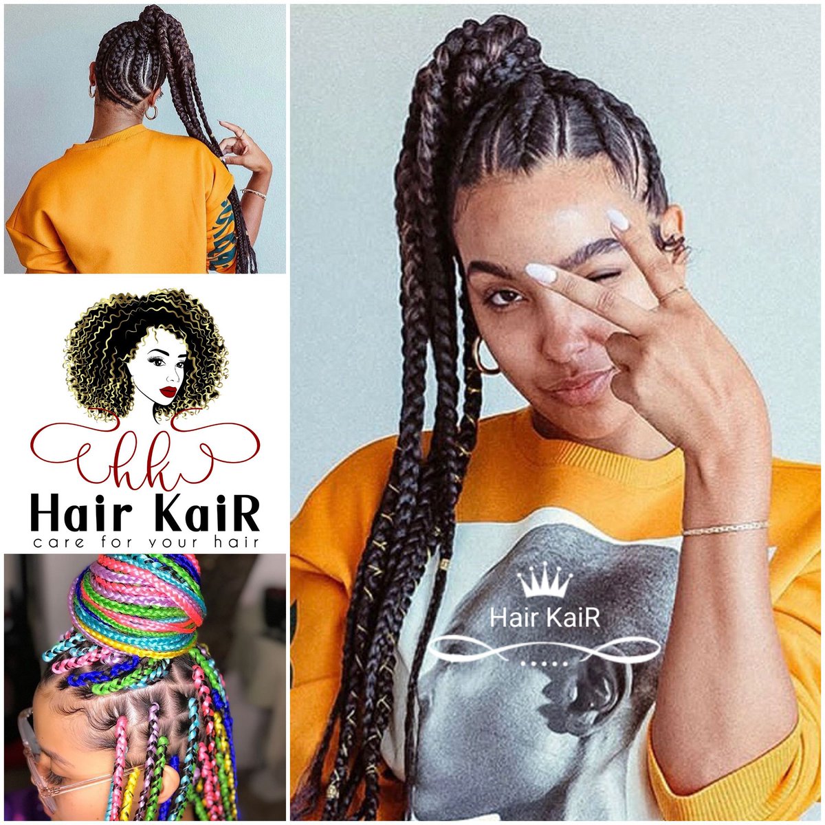 MyHairKaiR's tweet photo. Visit us! Hair by๐ทโค๏ธ๐ Pauline 0742991890 #girltalkza #careforyourhair ย #braidbae #braids #hairgang #braidstyle #hair #slay #professional #neatness #bookme #protectivestyles #lovely #blackgirlmagicโจ #explore #braider #braidqueen #fly #neat #plantcity #chicks #idohair #fleeky https://t.co/Ev2UV35tLO