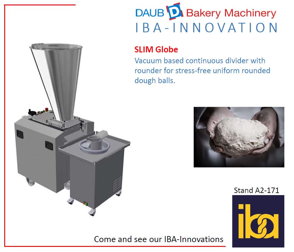 DaubBakeryMach's tweet photo. Come and visit our stand A2/171 with numerous new innovations. #ibamunich #iba2018 #iba #dough #bakeryneeds #bakerymachinery #bakeryequipment #doughballs #doughdivider #dividerrounder #stressfree https://t.co/eRUjZ0ei7a