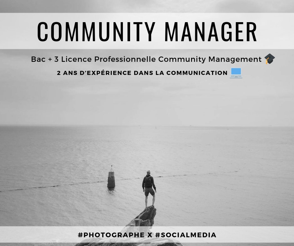 Demat Twitter 👋,

Je suis à la recherche d'un poste de : 
#CommunityManager (CDI/CDD) dans les domaines du #Tourisme ou du #Sport ! 💻

📍#Bretagne #GrandOuest
📆Disponible de suite
📋linkedin.com/in/tonyesnault
📸instagram.com/tony_esnault

#i4emploi #i4EmploiR <a href="/i4Emploi/">Collectif i4Emploi</a> #SocialMedia