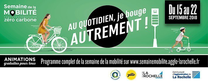 #LaRochelle - C'est la semaine de la mobilité Zéro Carbone.
RDV au «Village de la mobilité » sur le Vieux-Port, de 10h à 18h. Au programme : cabinet de curiosités, atelier de réparations vélo et tests de vélos, trottinettes électriques, triporteurs et Segway ! #ecotourisme #velo