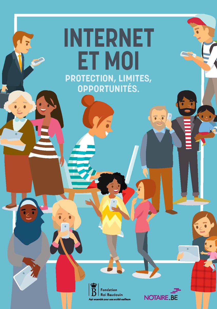 FRB_KBS's tweet photo. À commander gratuitement: ‘Internet et moi’. Au menu : #cyberharcèlement, achats en ligne, vie privée, travail, héritage numérique… En collaboration avec @notairefrnb #privacy https://t.co/1M4acdYz4v https://t.co/jK38ZZPKIg