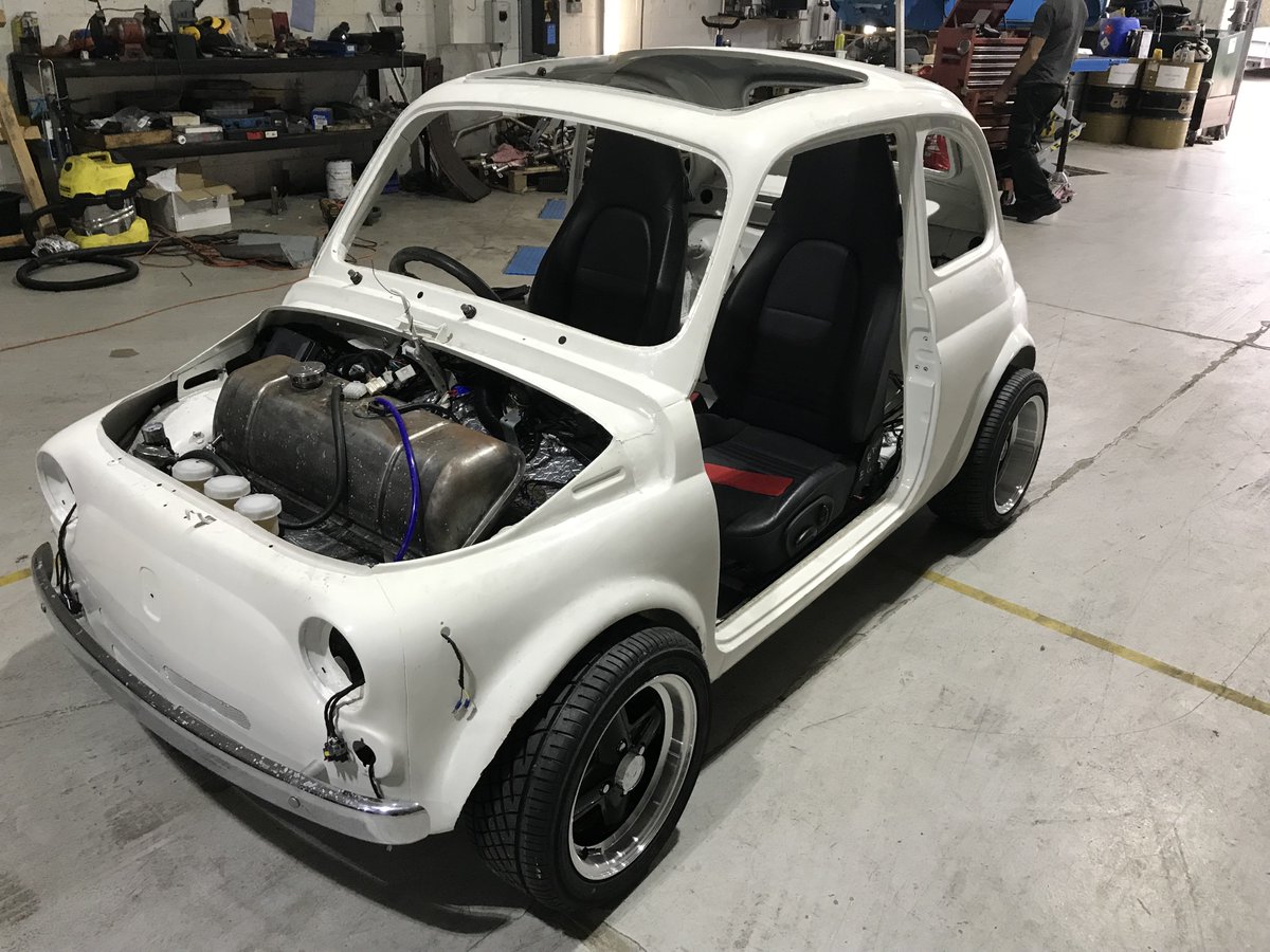 The Fubaru was looking surprisingly relaxed ahead of her brief shakedown, opening the kimono with no doors, boot or bonnet. We wanted to test the clutch, brakes, gear linkage, and gearbox. #zcars #zcarsoftwitter #classicsreimagined #fubaru #shakedown #democar