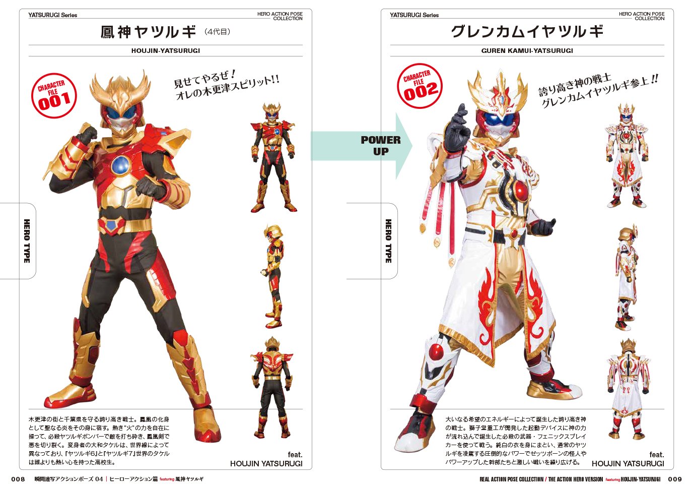 切りグラフ エディトリアルデザイン 瞬間連写アクションポーズ04 ヒーローアクション篇 Featuring 鳳神ヤツルギ 絶賛発売中 ローカルヒーローのフルコスでのアクションポーズ集 ローカルヒーローといえども 千葉テレビで放送され Gyaoで見逃し配信