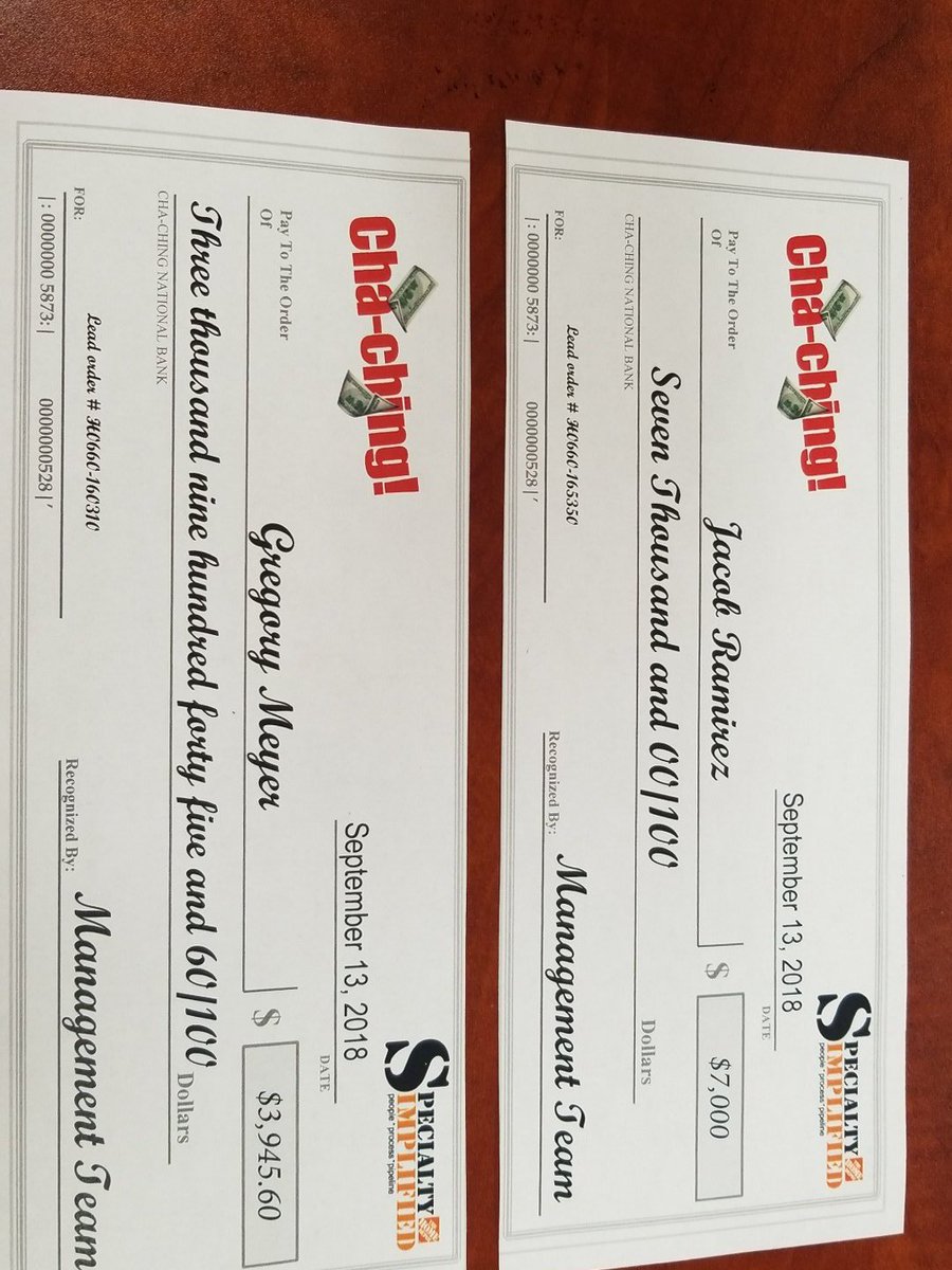 Had over $40k hit the till today in services!!!HDI cabinet makeover for $22k...HVAC for $16k and windows for $4k. Thanks to Jacob and Greg for driving leads in the aisles!!! <a href="/denise_odion/">Denise Odion</a> <a href="/Jeffbrennerhd/">Jeff Brenner</a> @PS_RSM @ligiae76
